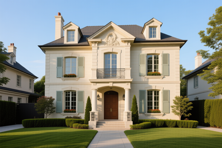 Who says only large-sized houses can have French style