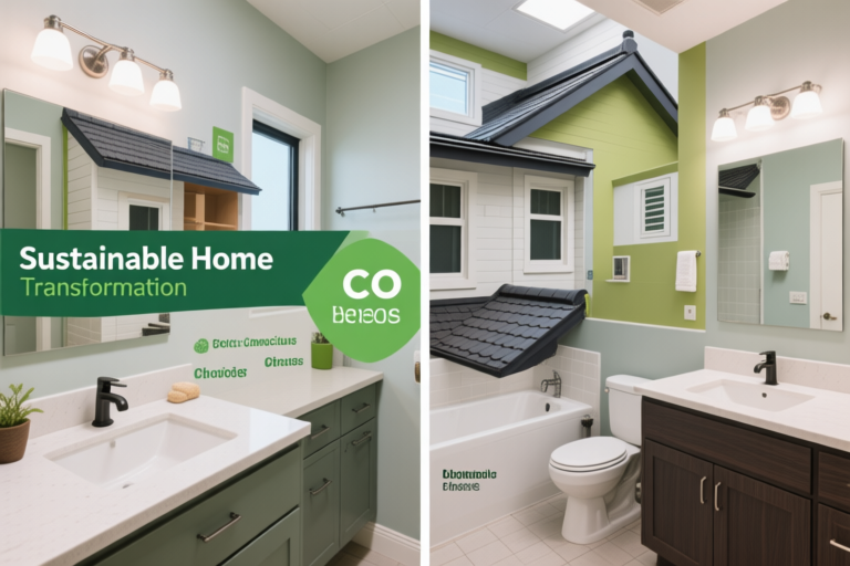 Sustainable Home Transformation: Eco-Conscious Choices in Bathroom and Roofing Renovations
