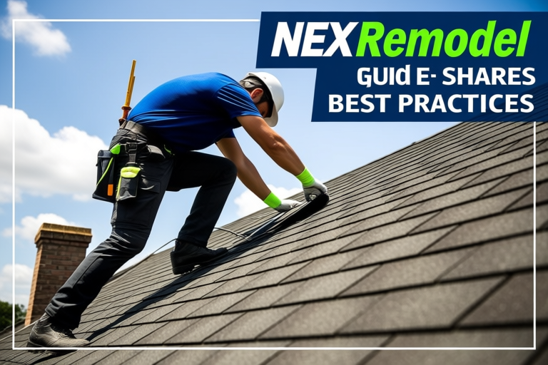Eco-friendly Roofing Trends: NexRemodel Leads Sustainable Innovation